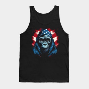 Patriotic Gorilla Tank Top